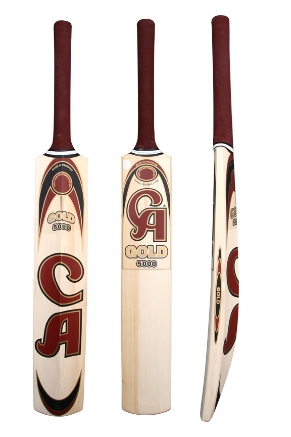 cricket bat logo. CA Gold 5000 Bat  more info